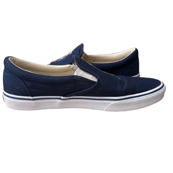 POLO RALPH LAUREN Men\'s Keaton Polo Bear Slip-On Sneakers Size 12 US  Navy Blue main image 4